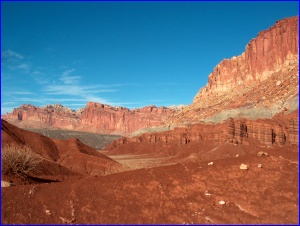 The Scenic Drive in Capitol Reef