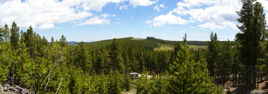 Circle Camp from Trail