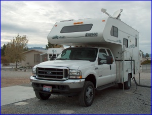 First campsite with the new rig