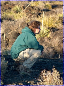Sterling framing up his next photo