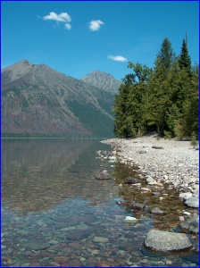 Transparent Lake McDonald