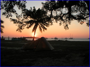 Camp at Sunrise