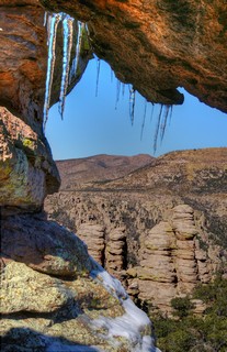 Pinnacles of ice and stone